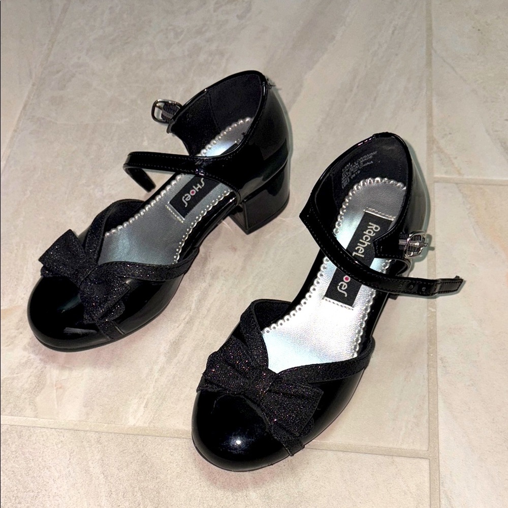 Rachel Shoes (Child 13) Girls Black Patent Leather Dress Shoes